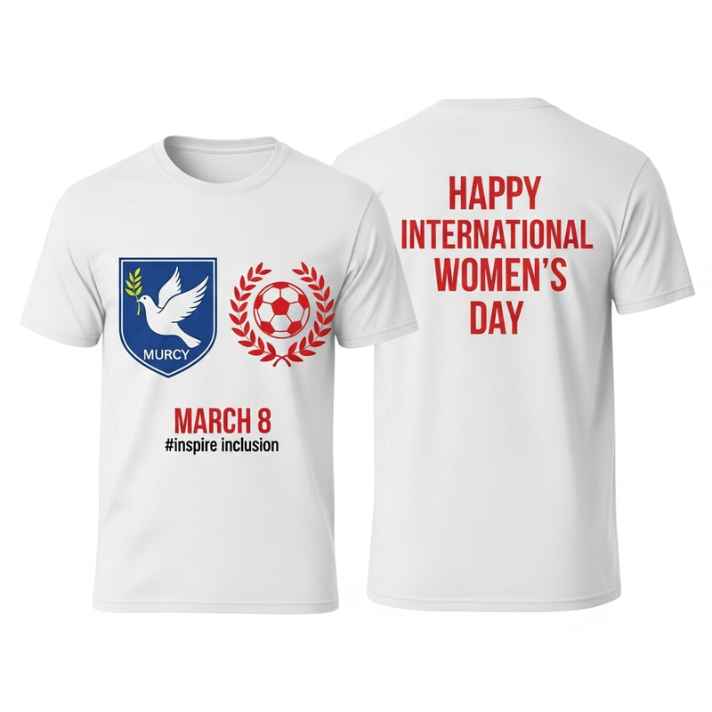 Mercy Organization & Sports Federation T-shirt Design | March 8 #Inspire Inclusion