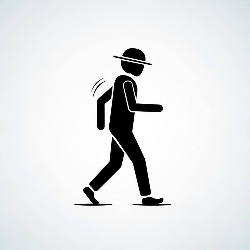 Sleek Walker Icon for Walking Enthusiasts Sleek Walker Icon for Walking Enthusiasts