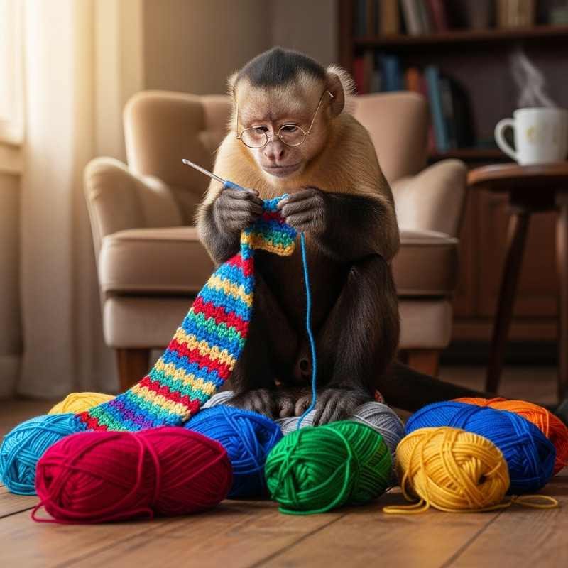 Creative Crochet Monkey Design