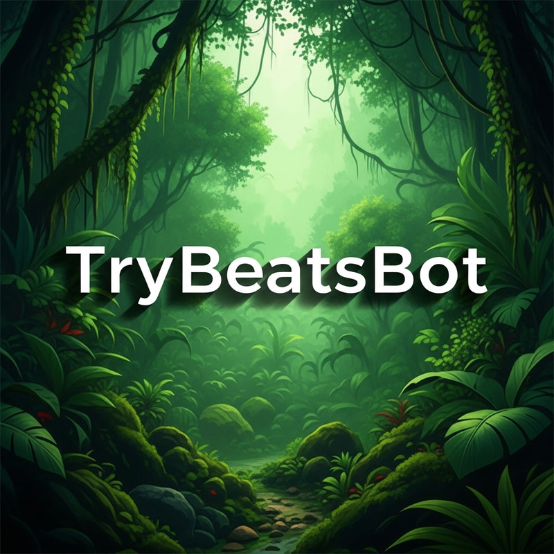 Design TryBeatsBot Logo with Jungle Theme Design TryBeatsBot Logo with Jungle Theme