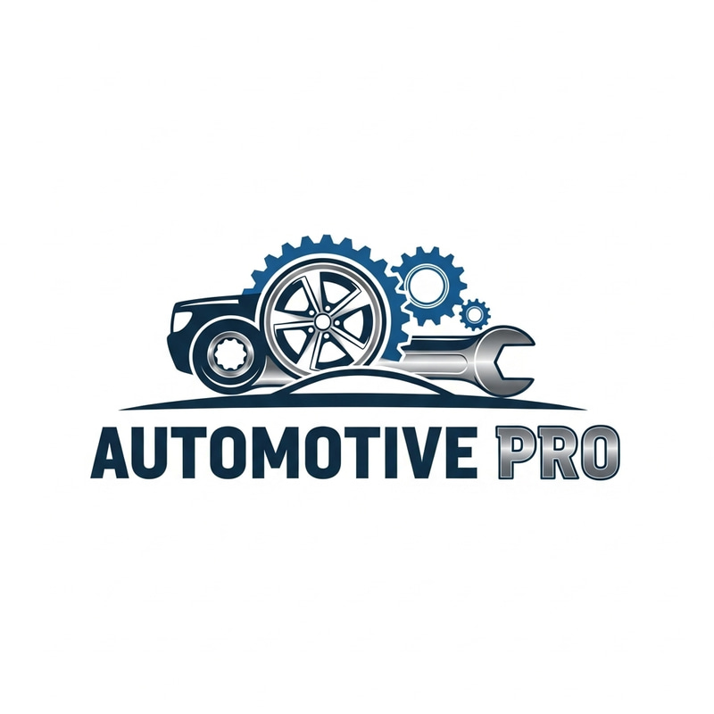 Visually Appealing Car Shop Logo Design: Automotive Pro
