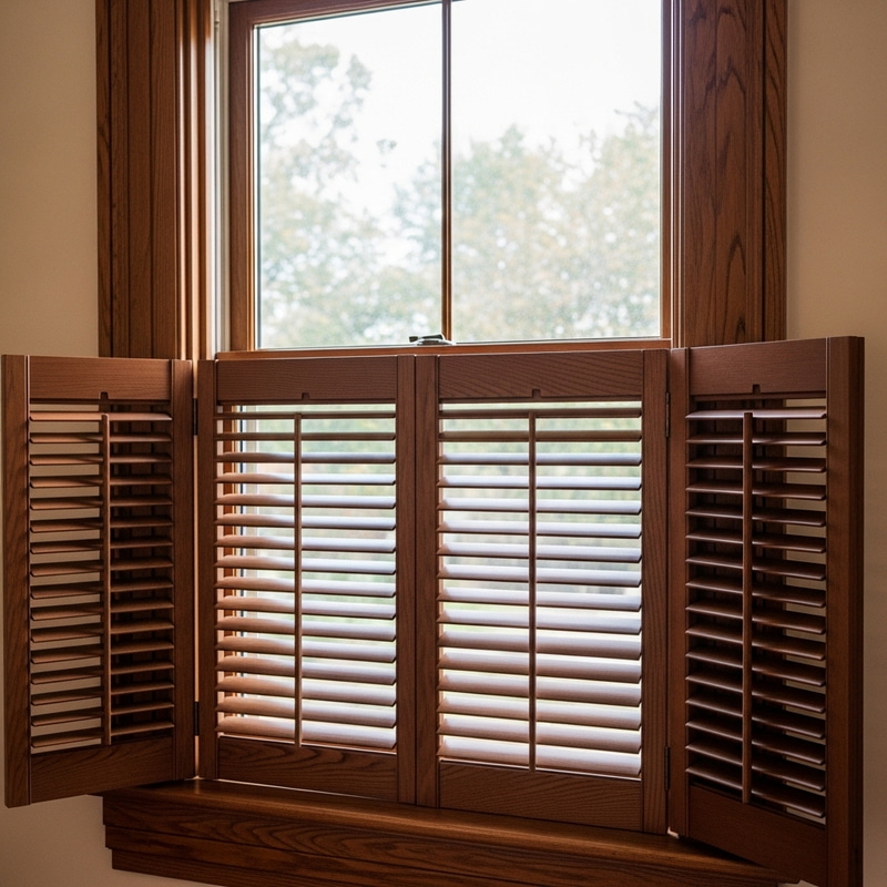 Classic Elegance: Vintage Wooden Shutters Classic Elegance: Vintage Wooden Shutters
