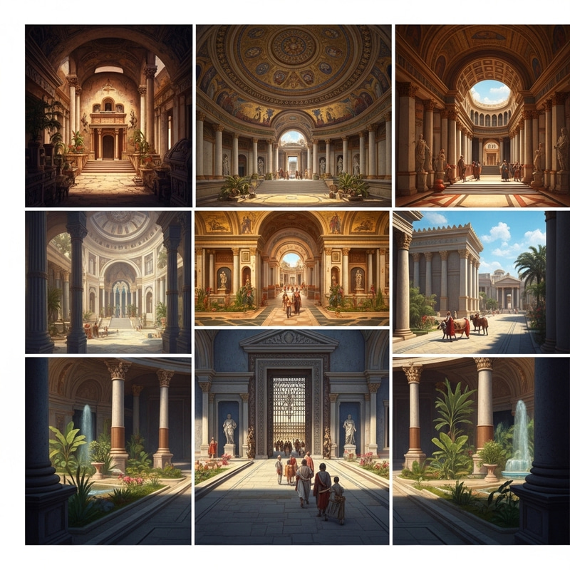 Caesar's Palace in 'Quo Vadis': A Historical Visual from the Novel