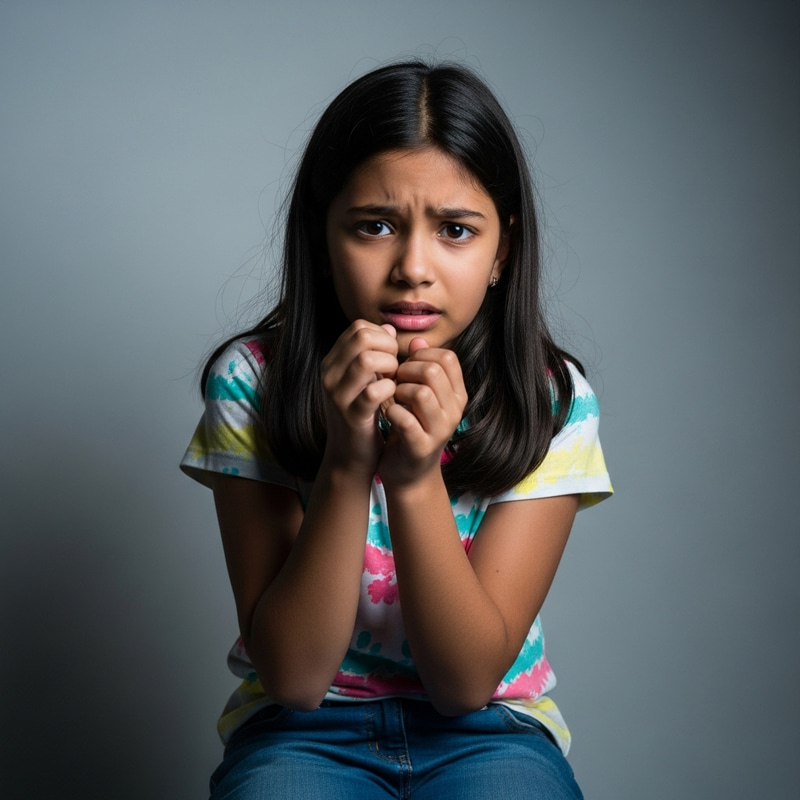 Nervous Girl Portrait | Emotional Photography Nervous Girl Portrait | Emotional Photography