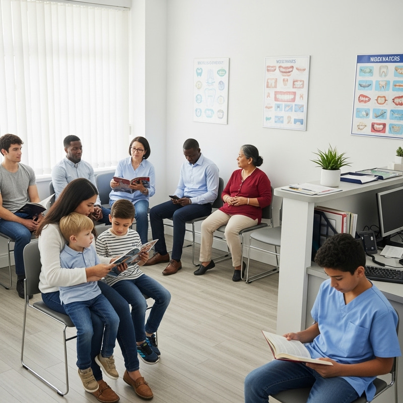 Vibrant Dental Clinic with Diverse Patients | Best Dental Care