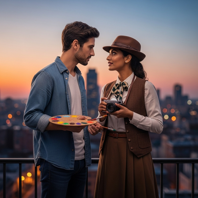 An Urban Love Story: Aspiring Artists of Diverse Backgrounds An Urban Love Story: Aspiring Artists of Diverse Backgrounds