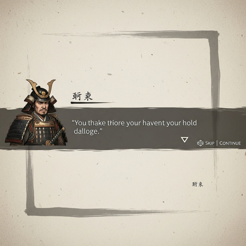 Minimalist Samurai & Swordsman Dialogues in Unity Game Minimalist Samurai & Swordsman Dialogues in Unity Game