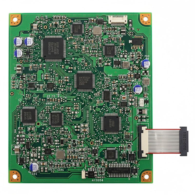 Image Sensor Video Module PCB - Green Detailed Component Board Image Sensor Video Module PCB - Green Detailed Component Board