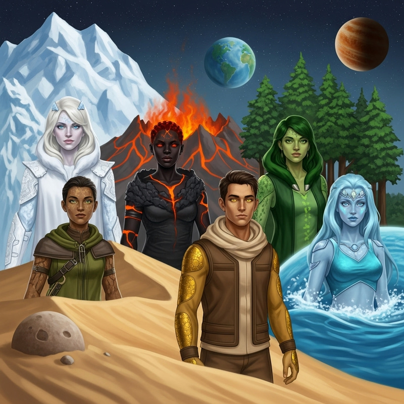 Humans Adapted to Planets - Adaptations Across Unique Worlds Humans Adapted to Planets - Adaptations Across Unique Worlds