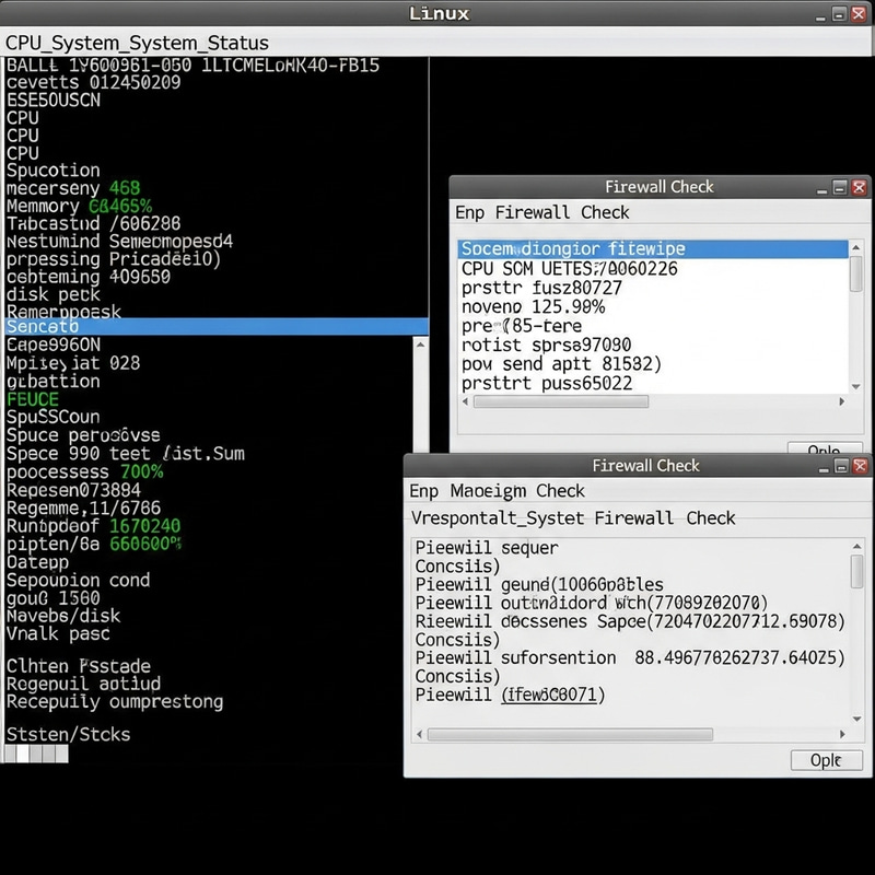 Linux Status & Firewall Check Overview Linux Status & Firewall Check Overview