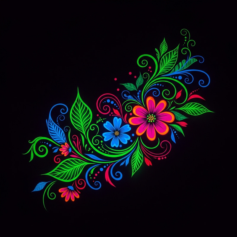 Vibrant Nature-Inspired Mural Design for Wall Art Vibrant Nature-Inspired Mural Design for Wall Art