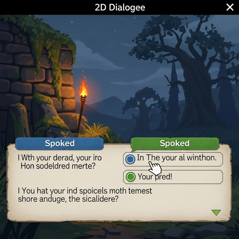 Create 2D Text Dialogue System for Unity with Playable Features