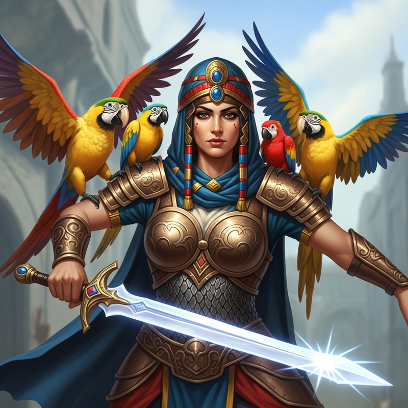 War Goddess & Rainbow Parrots - Battle March War Goddess & Rainbow Parrots - Battle March