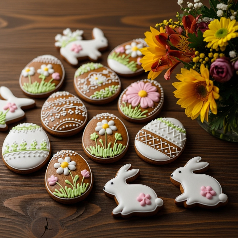 Traditional Easter Gingerbread Cookies Collection Traditional Easter Gingerbread Cookies Collection
