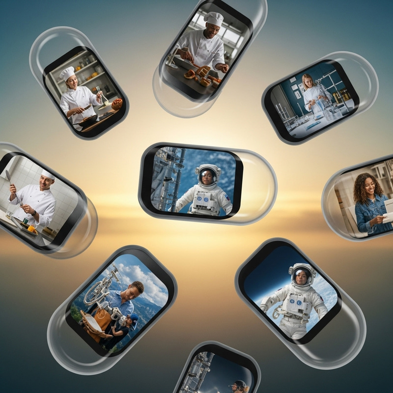 Video Capsules Production: Chef, Science Experiment, Astronaut Video Capsules Production: Chef, Science Experiment, Astronaut