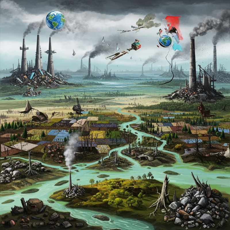 Imaginative Surrealism of a Polluted World Imaginative Surrealism of a Polluted World