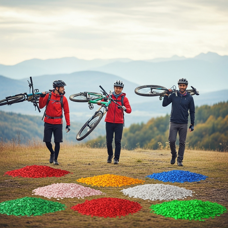 Mountain Biking Adventures: Wandering Trio on Colorful Trails Mountain Biking Adventures: Wandering Trio on Colorful Trails