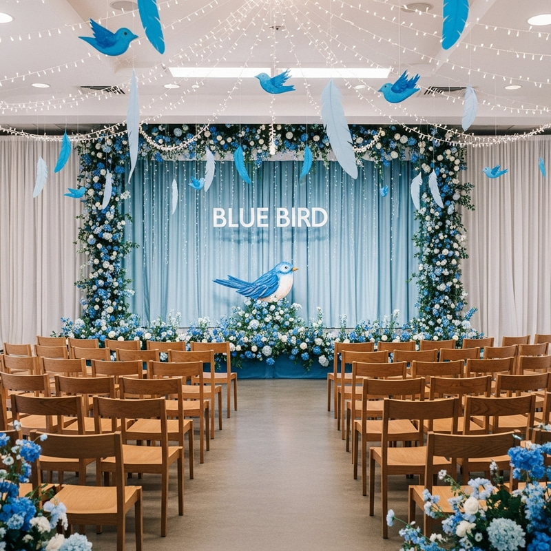 Blue Bird Creative Event Setup Inspiration Blue Bird Creative Event Setup Inspiration