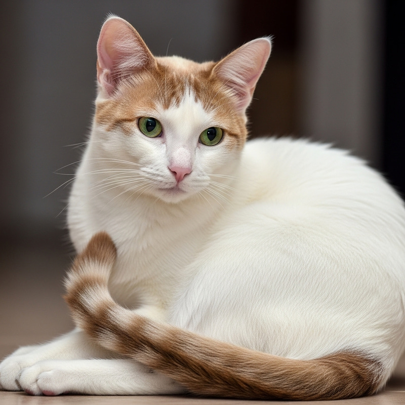 Adorable Adult Domestic Cat with Stunning Green Eyes Adorable Adult Domestic Cat with Stunning Green Eyes
