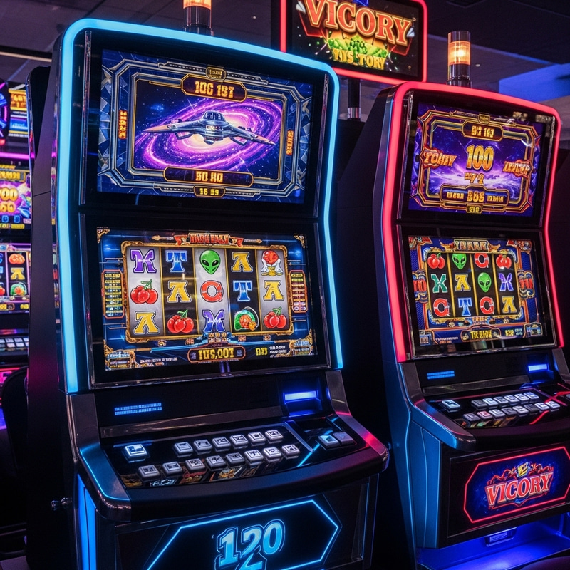 Futuristic Slot Machines: LED Displays & Advanced Designs Futuristic Slot Machines: LED Displays & Advanced Designs