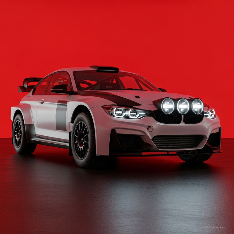 Modern BMW Rally Car Design | 3D Render Cinematic Showcase