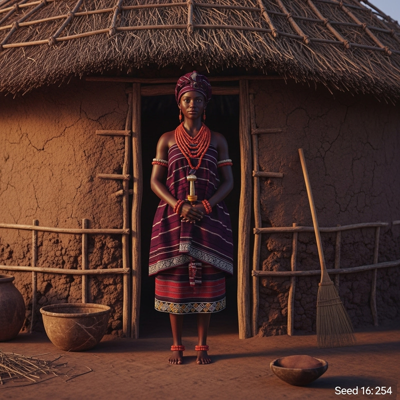 Stunning African Princess in Traditional Attire Stunning African Princess in Traditional Attire