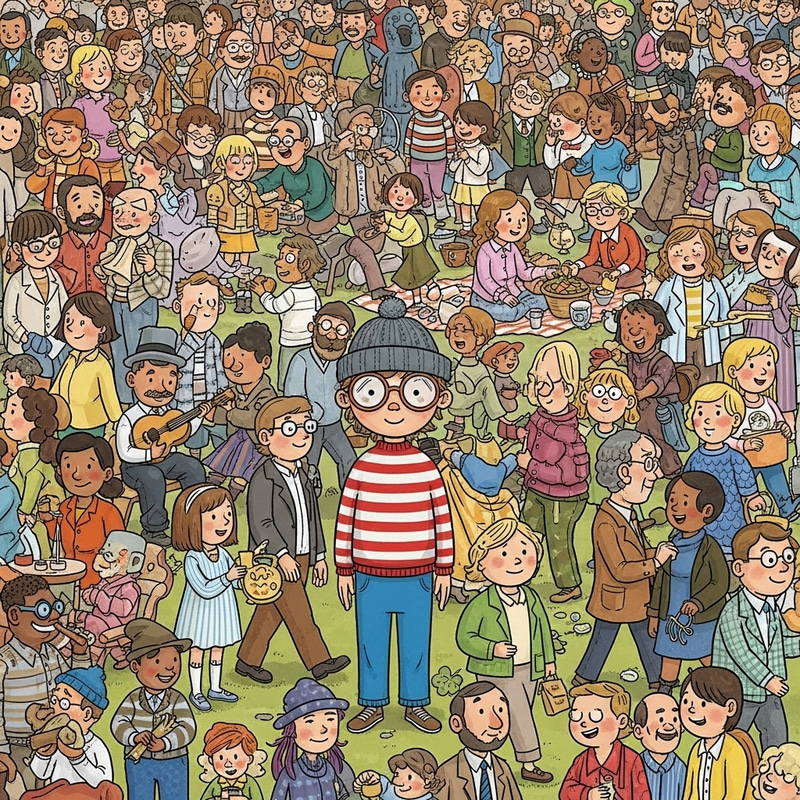 Find the Fun in Our Colorful Crowd Puzzle Find the Fun in Our Colorful Crowd Puzzle