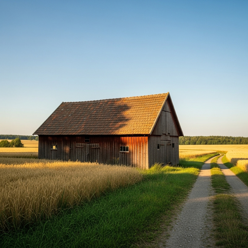 Rustic Barn: Vintage Charm and Tranquility