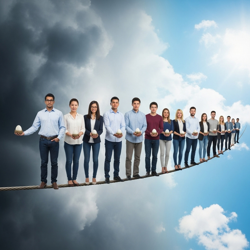 Dark Future of Young People's Retirement | Diverse Individuals Face Uncertainty