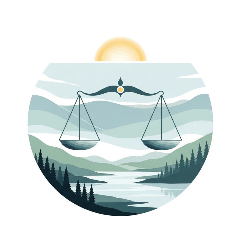 Balanced Scales: Representing Equanimity & Righteousness Balanced Scales: Representing Equanimity & Righteousness