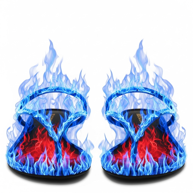 Ultra HD 4K Picture: Red and Black Thin Strings from Blue Flame Ultra HD 4K Picture: Red and Black Thin Strings from Blue Flame
