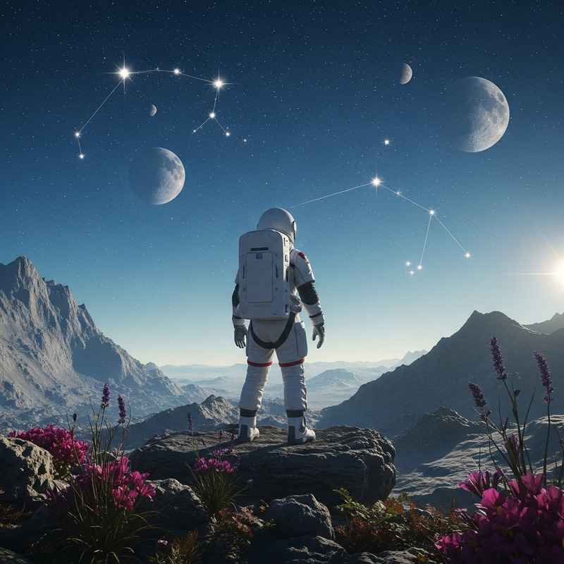 Exploring Marine Espacial: Astronaut on Alien Planet