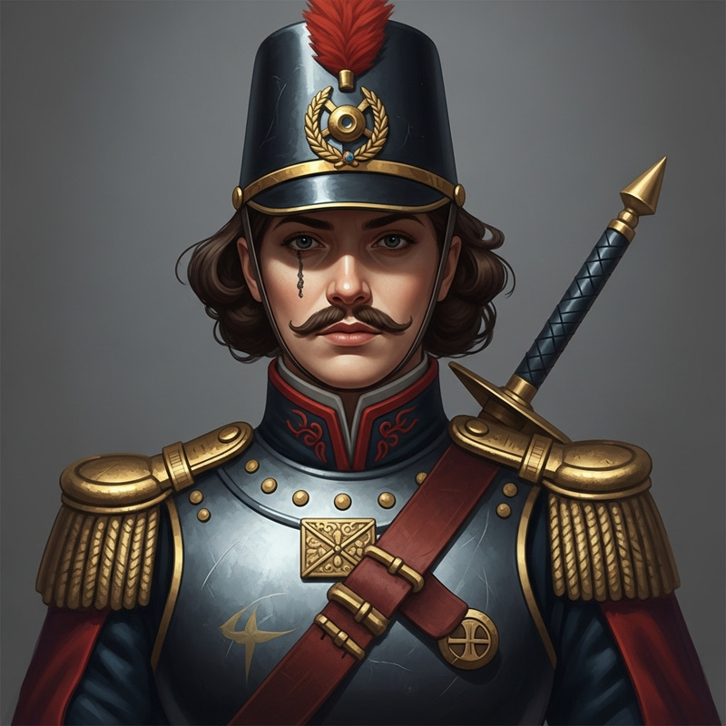 Female General Disguised as Man - Warrior Transformation