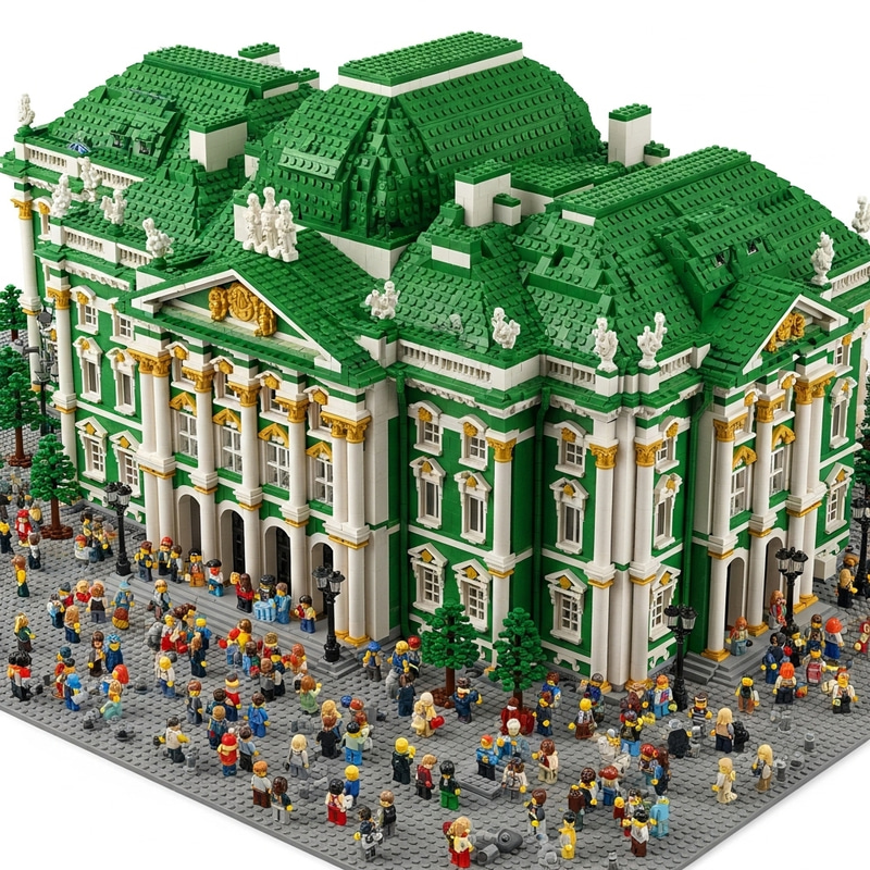 Lego Hermitage Museum Replica | Vibrant Cultural Exchange Lego Hermitage Museum Replica | Vibrant Cultural Exchange