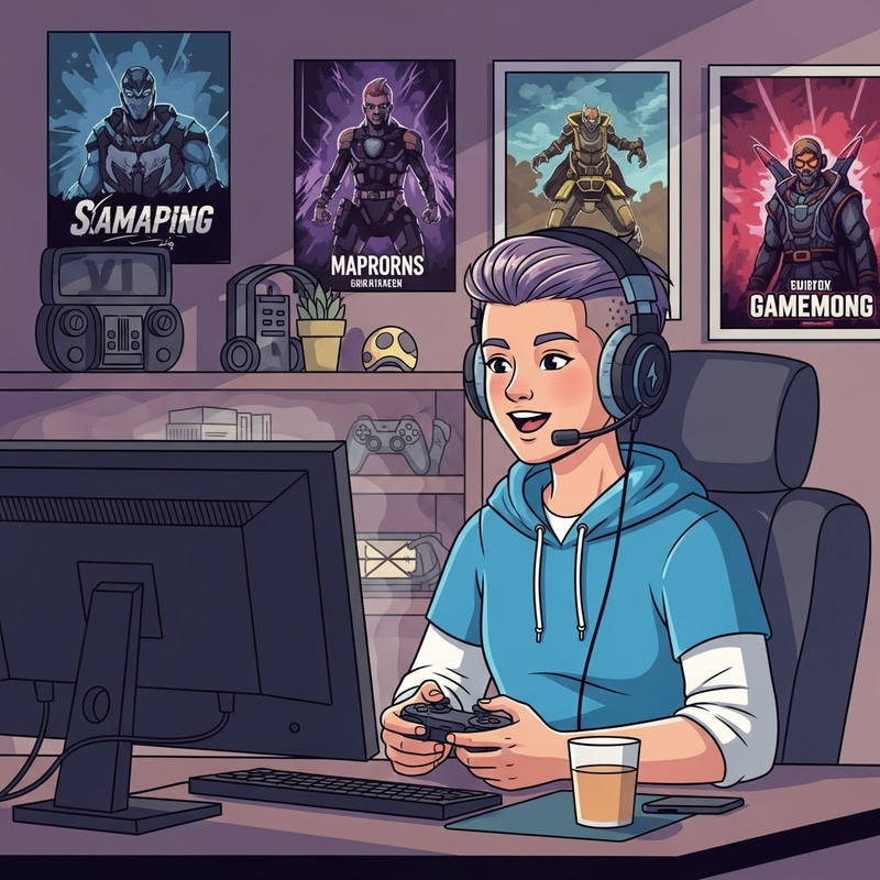 Roier the Streamer: Stylish Hair and Gaming Setup Roier the Streamer: Stylish Hair and Gaming Setup