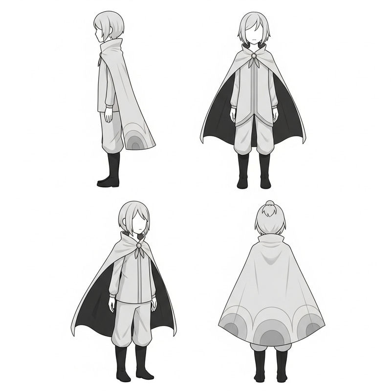 Minimalist Retro Modern Avatars with Anime Influence