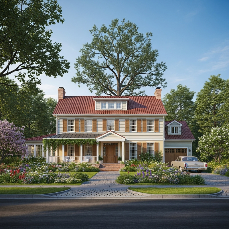 Classic Suburban House in Peaceful Neighborhood - Tranquil Haven Classic Suburban House in Peaceful Neighborhood - Tranquil Haven