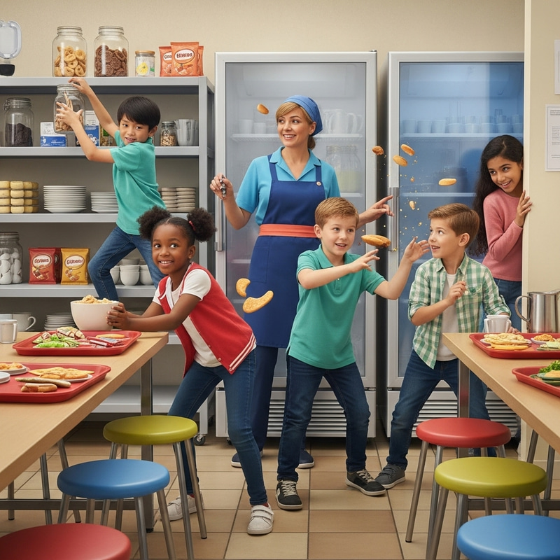 Kids' Mischievous Canteen Adventure Kids' Mischievous Canteen Adventure