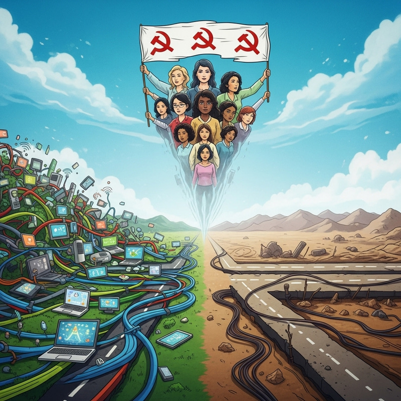 Digital Divide & Marxist Feminism: A Visual Exploration Digital Divide & Marxist Feminism: A Visual Exploration