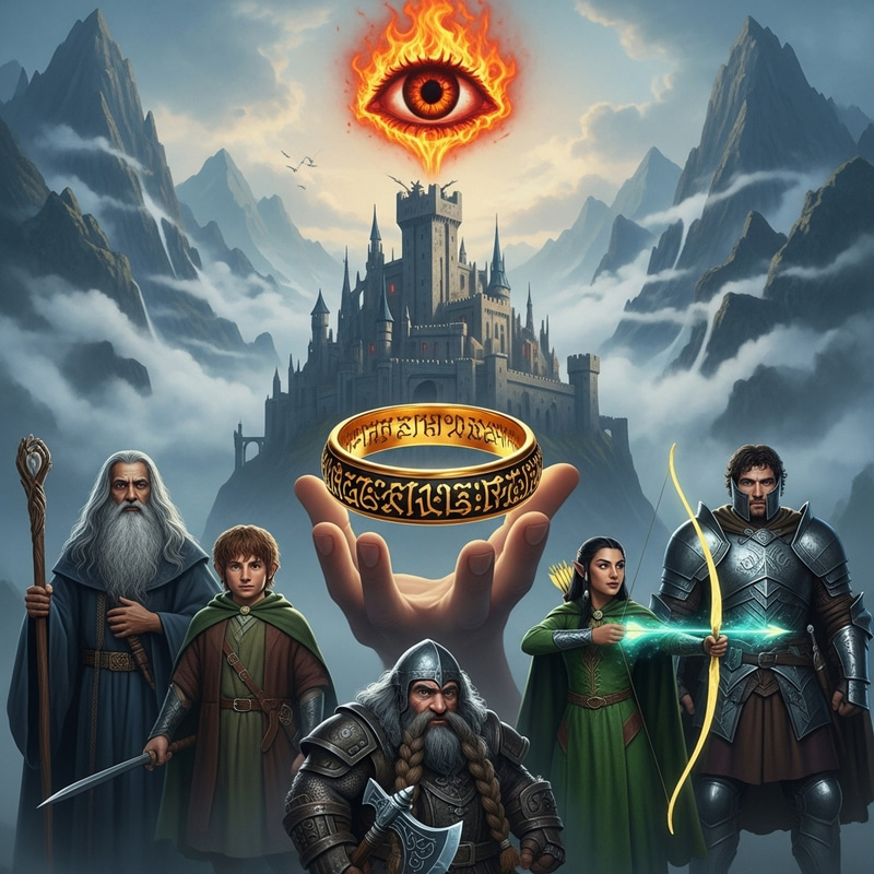 The Lord of the Rings Fantasy Poster Art The Lord of the Rings Fantasy Poster Art