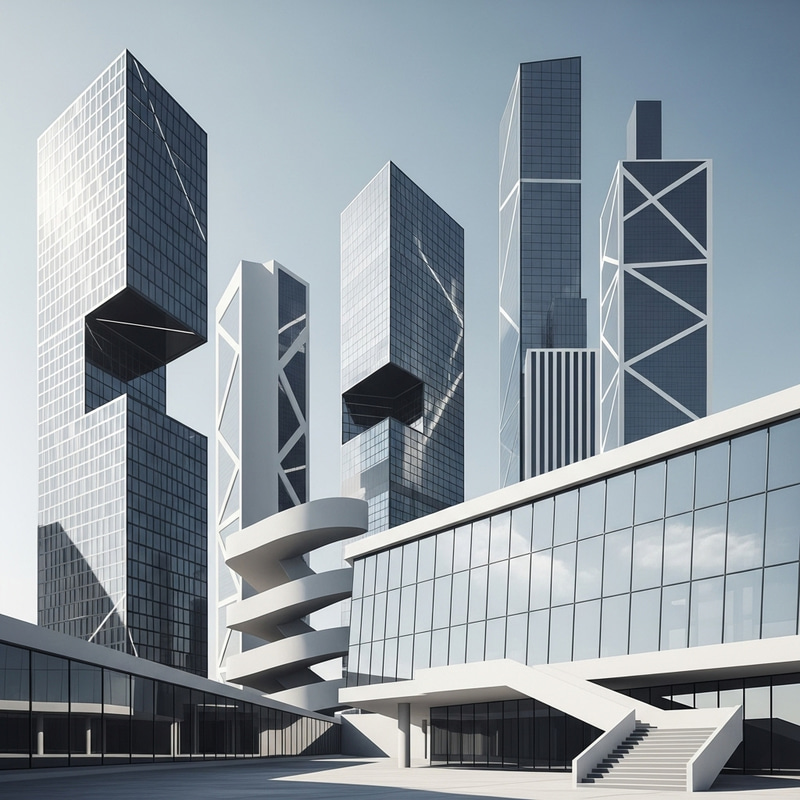 Modern Abstract Architecture: Sleek Designs & Shapes