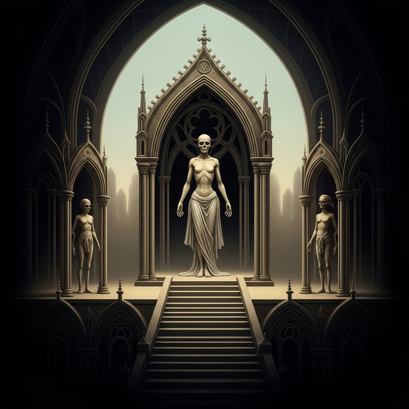 Surrealistic Portrayal of Death | Gothic-Inspired Symbolism Surrealistic Portrayal of Death | Gothic-Inspired Symbolism
