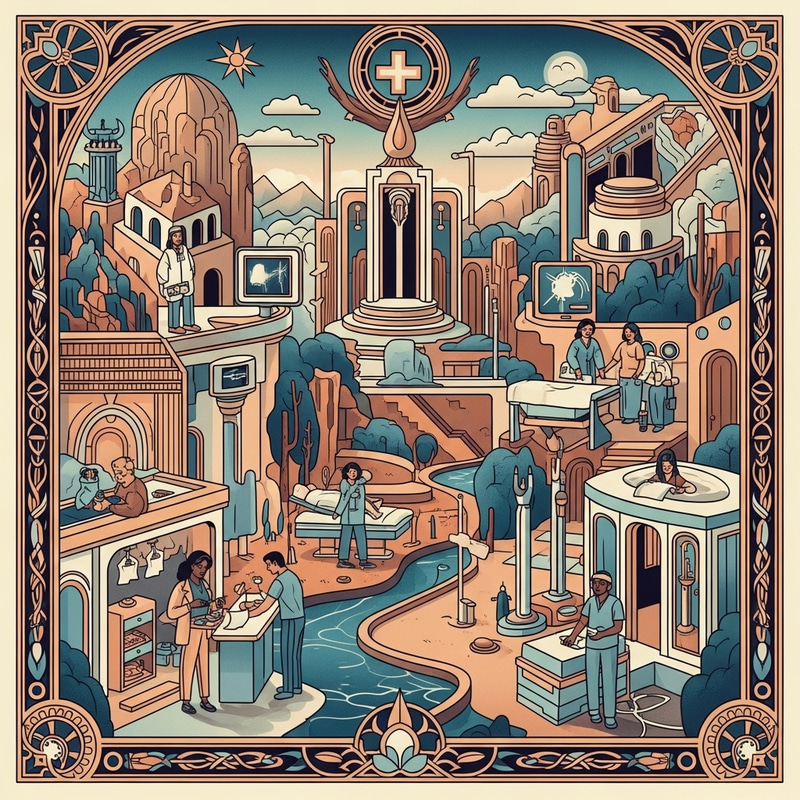 Innovative Care Solutions, Realistic Art Deco Environment