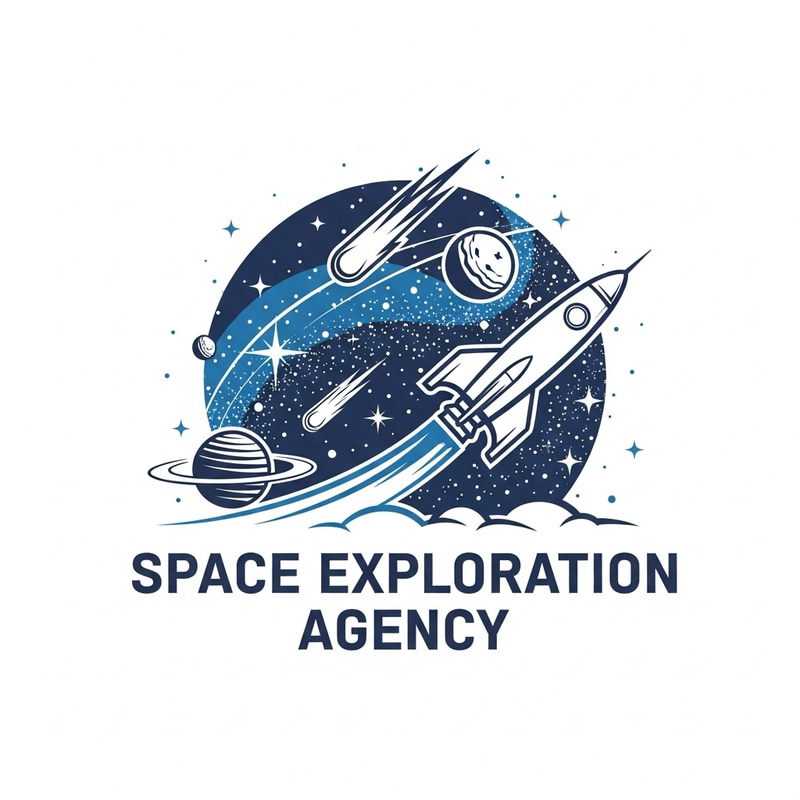 Innovative Space Agency Logo Ideas - Redesign Suggestions Innovative Space Agency Logo Ideas - Redesign Suggestions