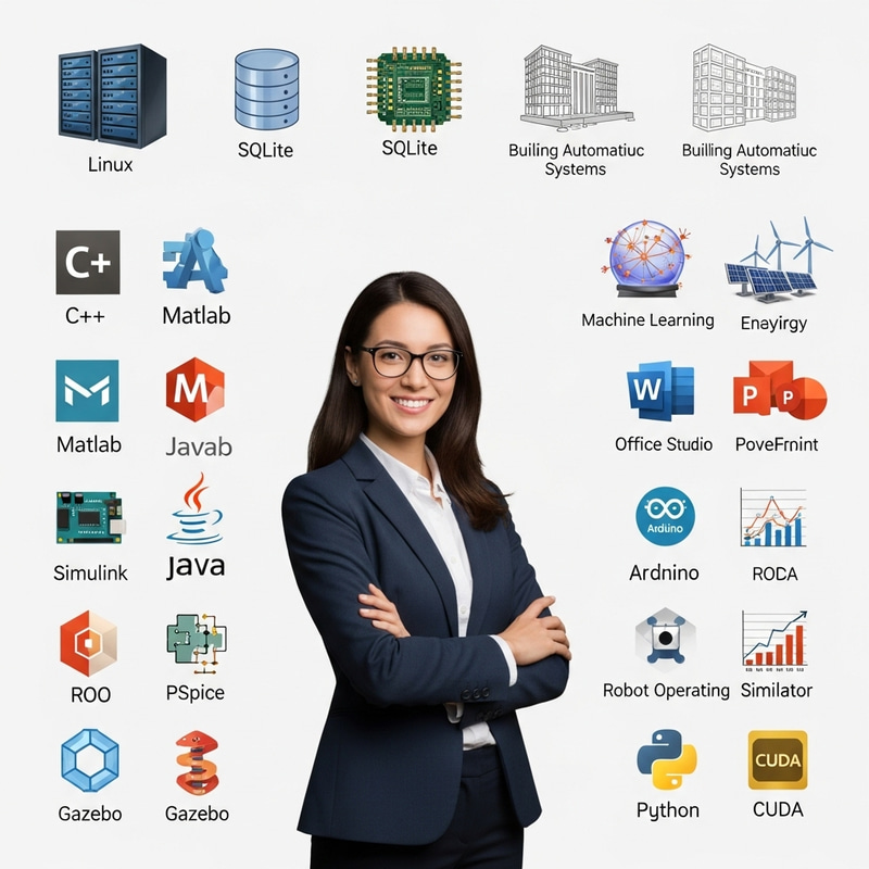 Female LinkedIn Background: Servers, SQLite, Microcontrollers & More Female LinkedIn Background: Servers, SQLite, Microcontrollers & More