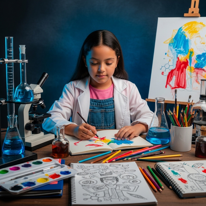 Creative Chemist Girl: Passion for Science and Art