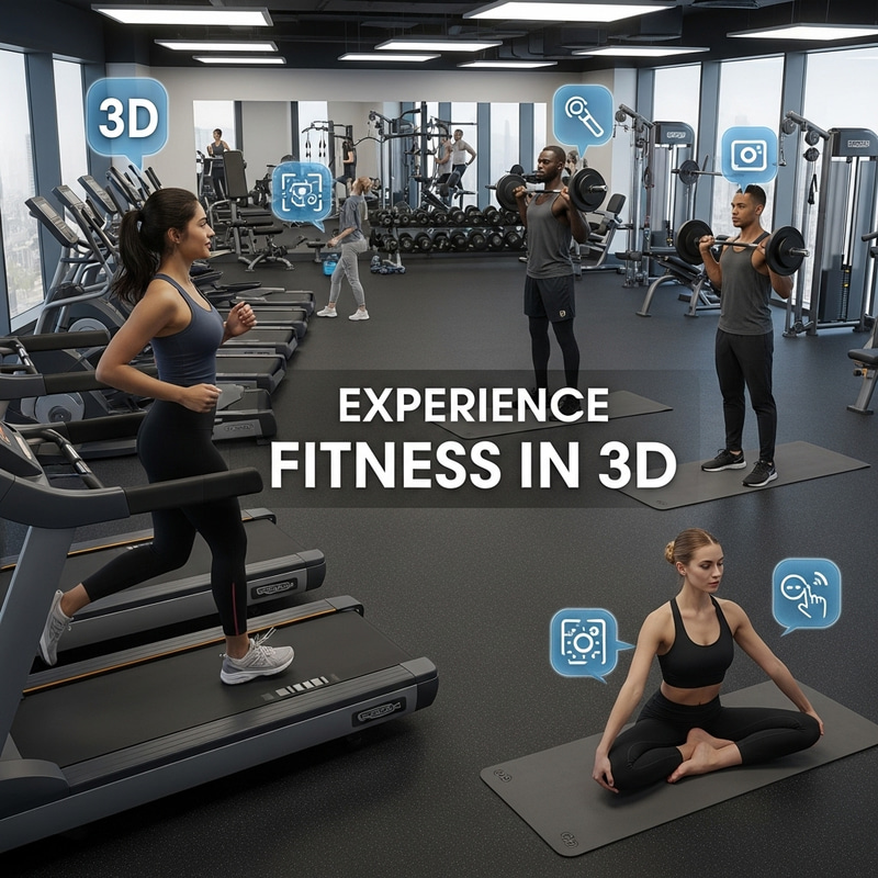 Experience Fitness in 3D: Interactive Studio Tour Experience Fitness in 3D: Interactive Studio Tour
