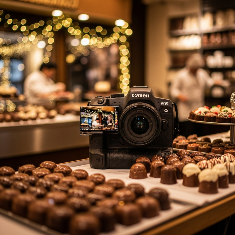 Festive Christmas Chocolate Factory in France | Miniature Delights Festive Christmas Chocolate Factory in France | Miniature Delights