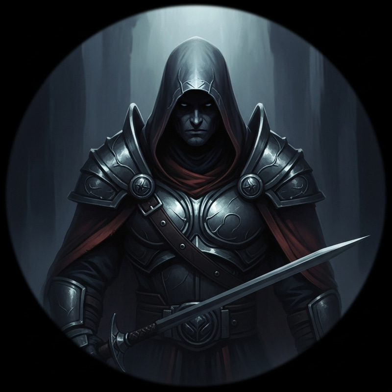 Mysterious Cloaked Figure: Fantasy Digital Art Mysterious Cloaked Figure: Fantasy Digital Art