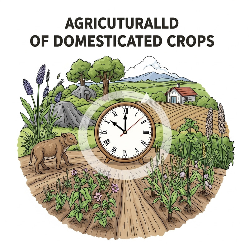 Evolution of Domesticated Crops: A Visual Journey Through Agricultural Development Evolution of Domesticated Crops: A Visual Journey Through Agricultural Development